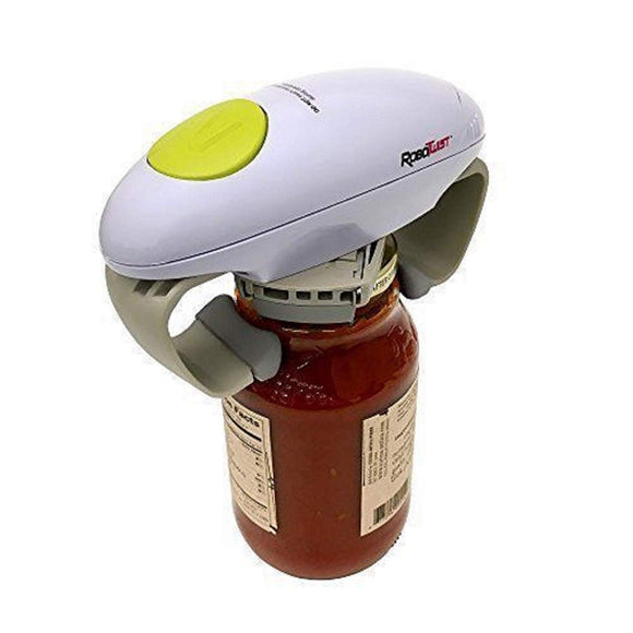 RoboTwist Single Touch Electric Jar Opener - Works on Jars of all Sizes