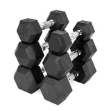 Barbell Coated Hex Dumbbell, Single 40 lbs