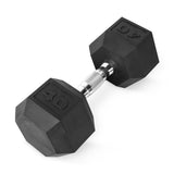Barbell Coated Hex Dumbbell, Single 40 lbs